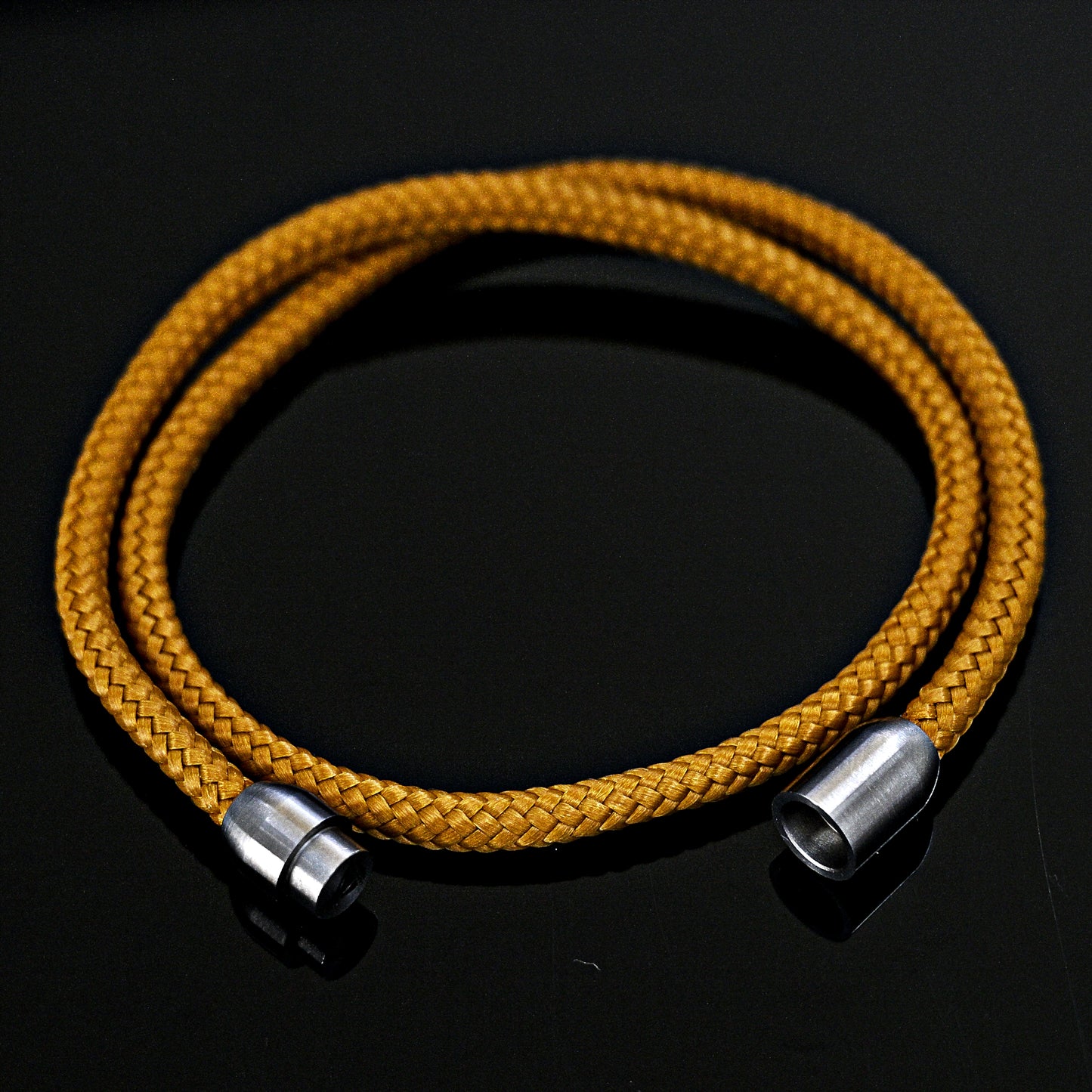 Segeltau Armband Damen Caramel 4mm Magnetverschluss