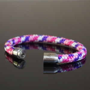 Segeltau Armband Damen Unicorn 8mm Magnetverschluss