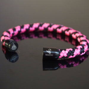 Segeltau Armband Damen Pink Camo 8mm Magnetverschluss